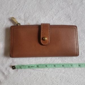 Fossil Brown Leather Bifold Wallet